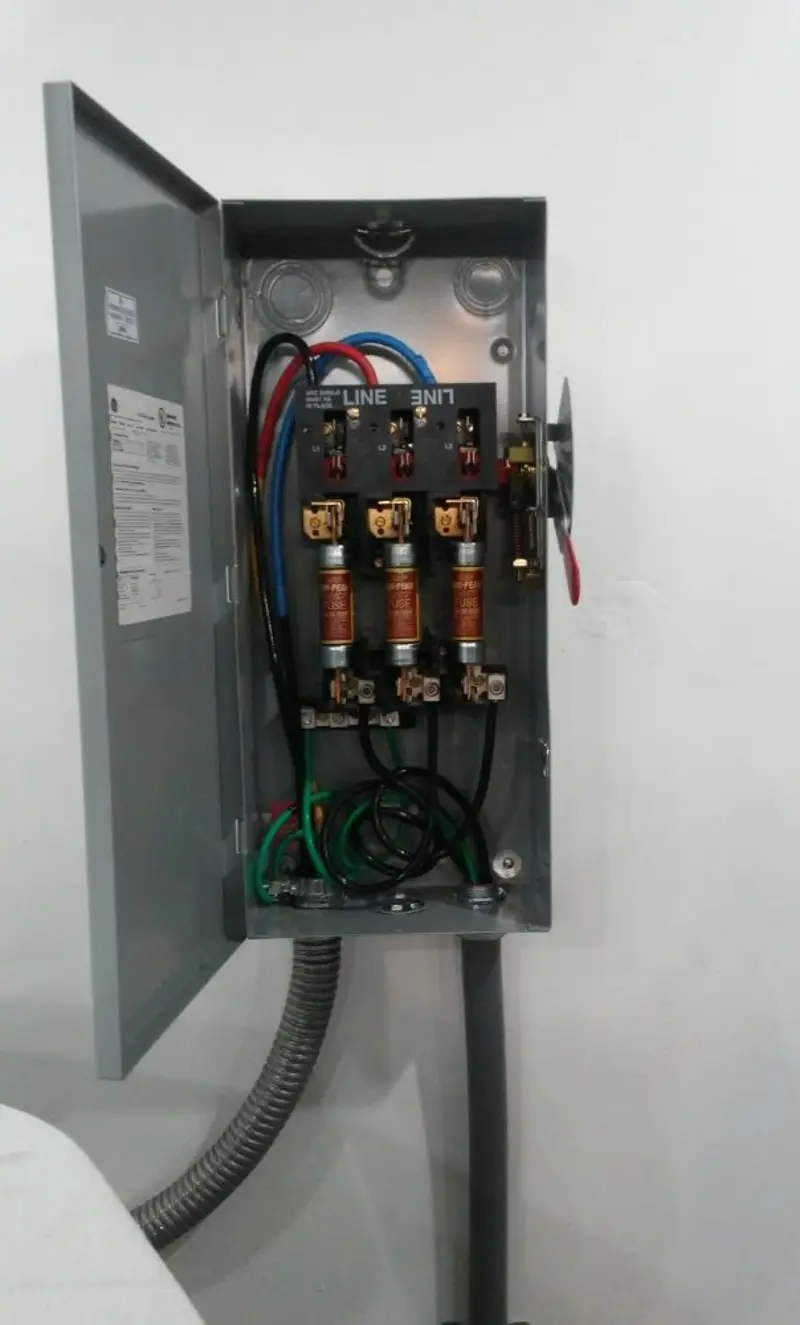 Three-phase disconnect switch installed for Electrical Wiring & Rewiring in Rosendale